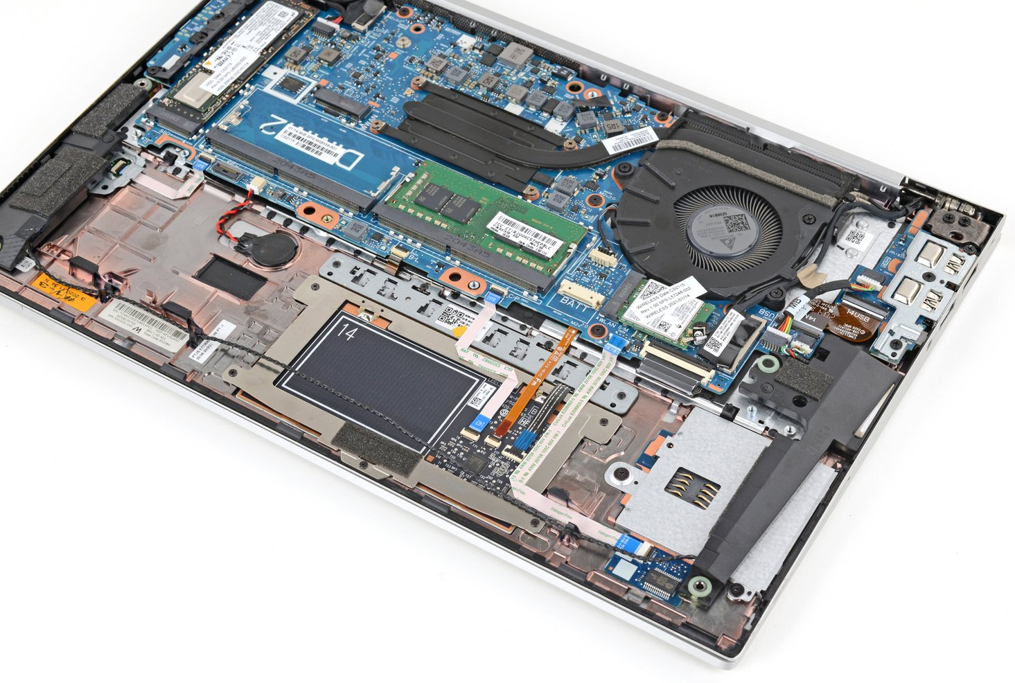 How to replace and fix HP EliteBook 840 G7, 840 G8, 845 G7, 845 G8, 745 G7, 745 G8, backlit US keyboard with palmrest (HP EliteBook 845 G7)